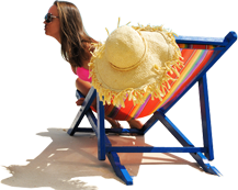 leżakowanie na plaży